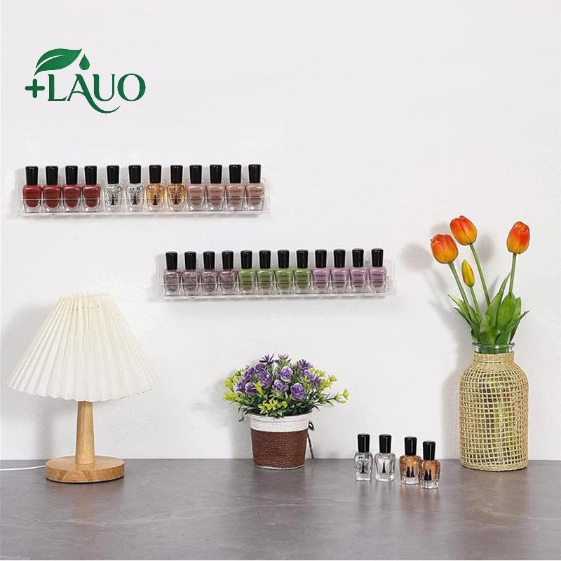 Springevenstar 1 Cái Acrylic Sơn Móng Tay Ra Treo Tường Lipsti Sơn Móng Tay Giá Đỡ Chai Người Tổ Chức Sơn Móng Tay Hiển Thị Đứng Kệ Có Ốc Vít Springevenstar