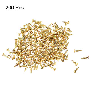 200 Chiếc Nhỏ Móng Tay Cổ Đồng Đường Kính 1.2 Mm Thép Carbon Mini Micro Nail Tack Stud Cho DIY Trang Trí Hộp Gỗ
