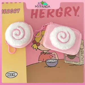 MYPANDA Ván Cá Dễ Thương Hoạt Hình Cô Gái Trái Tim Dữ Liệu Cáp Thẻ Tạm Dừng Mặt Dây Chuyền Sang Trọng Túi Tai Nghe Mang Theo Đồng Xu Túi Bảo Quản Nhỏ.