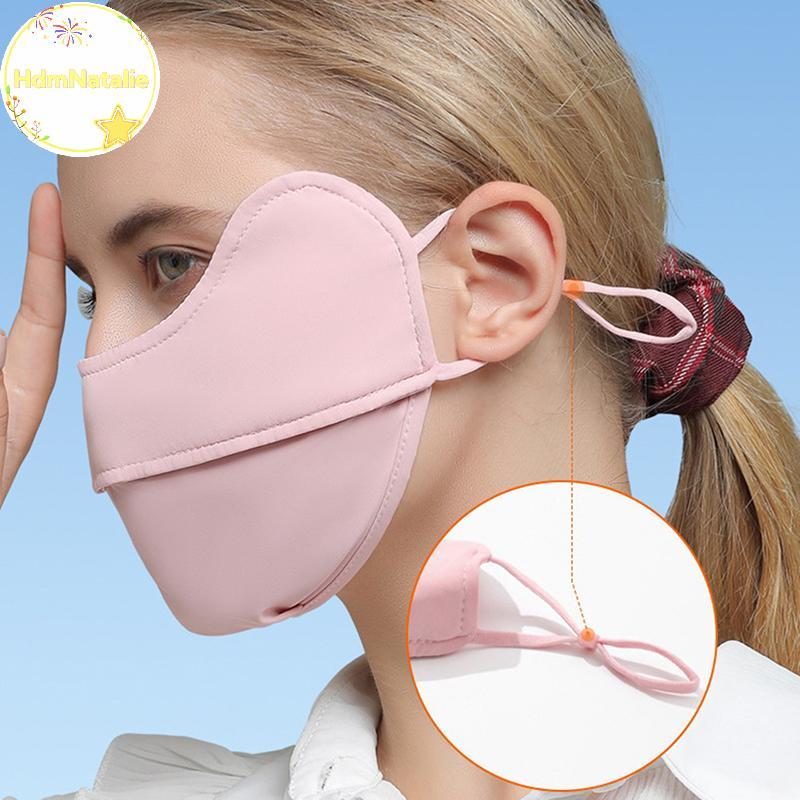 Khăn mặt lụa thông thoáng, chống tia UV, tiện lợi cho việc lái xe - Natalie