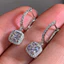 Bông tai Zircon dát siêu nhỏ sang trọng nhẹ Bông tai phong cách phù hợp Bông tai cấp 26.4.17