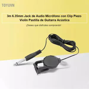 Toyuvn Toyuvn 3M 6.35Mm Jack Âm Thanh Kẹp Trên Micro Piezo Violin Acoustic Guitar Pickup