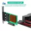 Cáp nối dài PCI-E PCI Express 4.0 4X (Hướng 90 độ dọc kép)