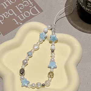 Mùa Hè Muối Biển Ngôi Sao Điện Thoại Di Động Dây Handmade diy Chain d Camera Dây Nhỏ Tươi Đồ Trang Trí Chống Mất Dây 26.4.20