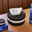 Oreo Hộp Khăn Giấy Hộ Gia Đình Phòng Khách Sáng Tạo Bàn Cà Phê Để Bàn Cảm Giác Cao Cấp Hộp Giấy Ánh Sáng Sang Trọng Cao Cấp