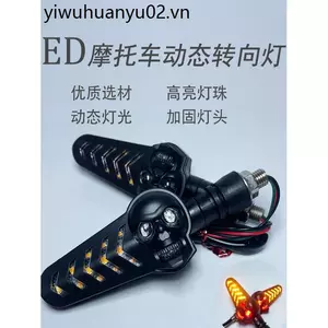 Mới Nâng Cấp LED Xe Máy Năng Động Biến Tín Hiệu 12V Đầu Lâu Đèn LED Độc Đáo Chạy Nước Bật Tín Hiệu Sửa Đổi Phụ Kiện