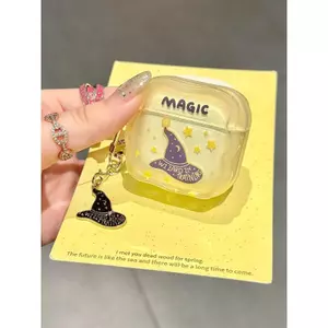 Harry Magic Hat Tai Nghe Thích Hợp Cho AirpodPro3 Vỏ Bảo Vệ Hoạt Hình Potter Vui Nhộn Thích Hợp Cho Airpods4 Chống Va Chạm Chống Sốc