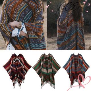 Khăn Choàng Tua Rua Mùa Xuân/Hè - Phong Cách Dân Tộc, Chống Nắng Thời Trang, Dành Cho Du Lịch