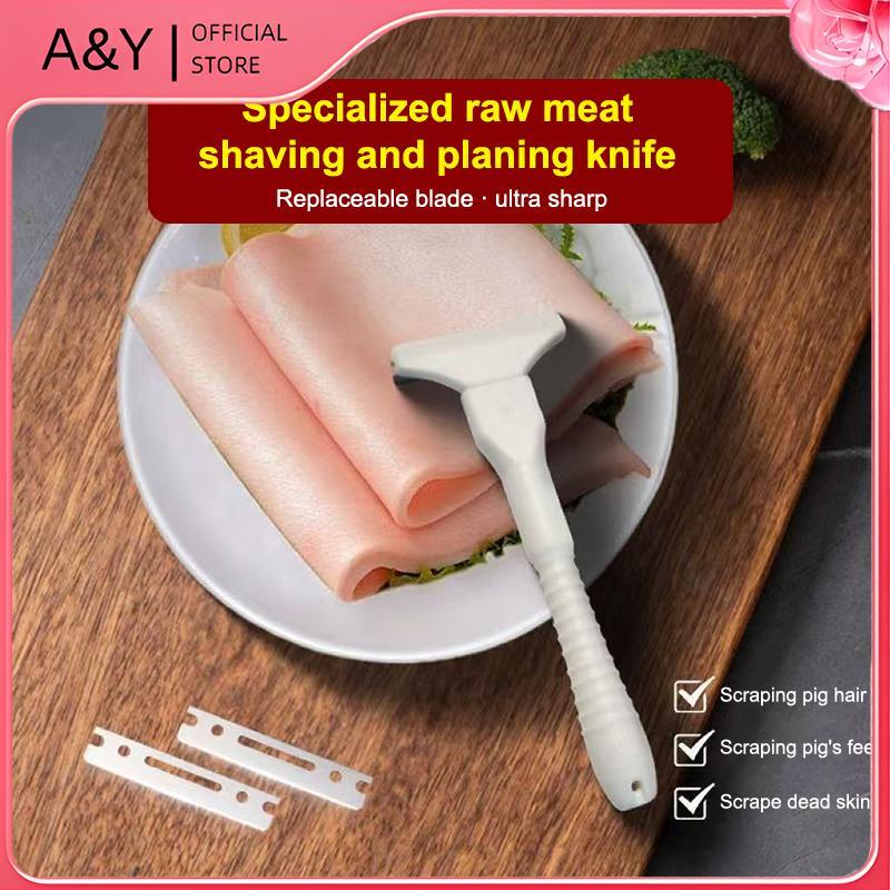 Dụng cụ A & Y Đặc biệt cạo mỡ da lợn, loại bỏ dầu, dùng cạo lông lợn/râu, 1 chiếc