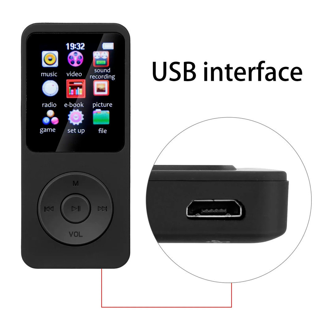 [Sẵn Sàng] Máy Nghe Nhạc Mini MP3 Di Động HiFi Music Walkman 4.0 Hỗ Trợ Truyền Hai Chiều Đài FM Ghi Âm Sách Điện Tử Tự Động Duyệt Cho Học Sinh