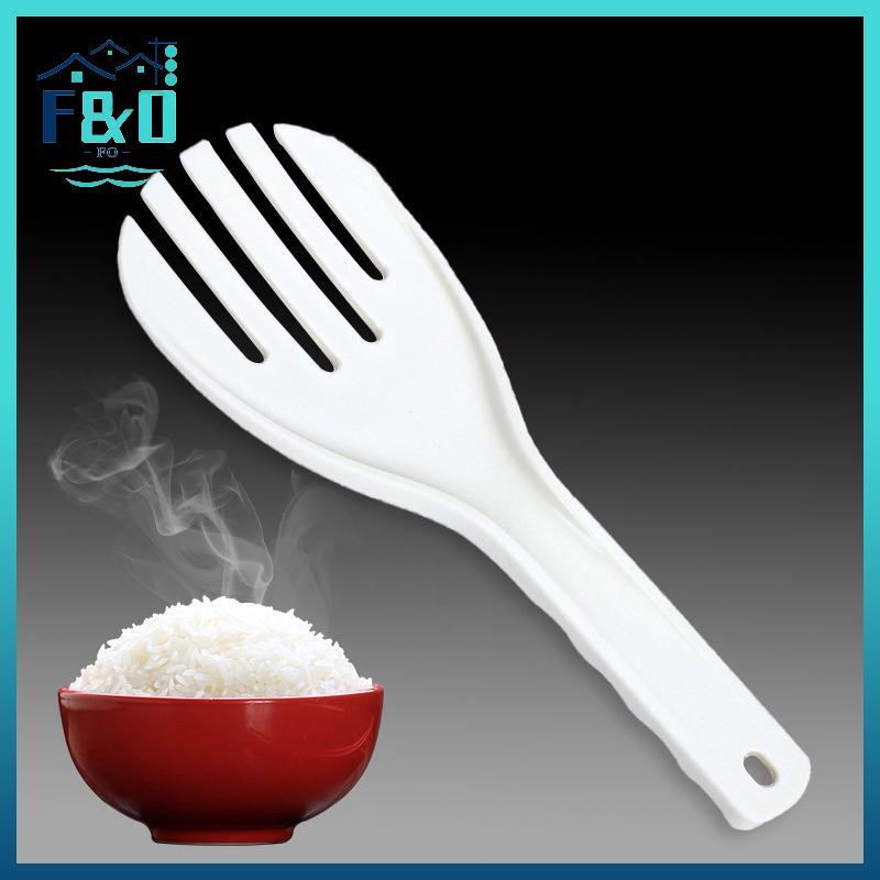 [F & O] Thìa Cơm Lớn Thìa Ăn Bằng Nhựa Chống Dính Tiện Ích Nhà Bếp Thìa Cuộn Tay Xẻng Cơm Đồ Dùng Nhà Bếp Nĩa Cơm Dày {vn}