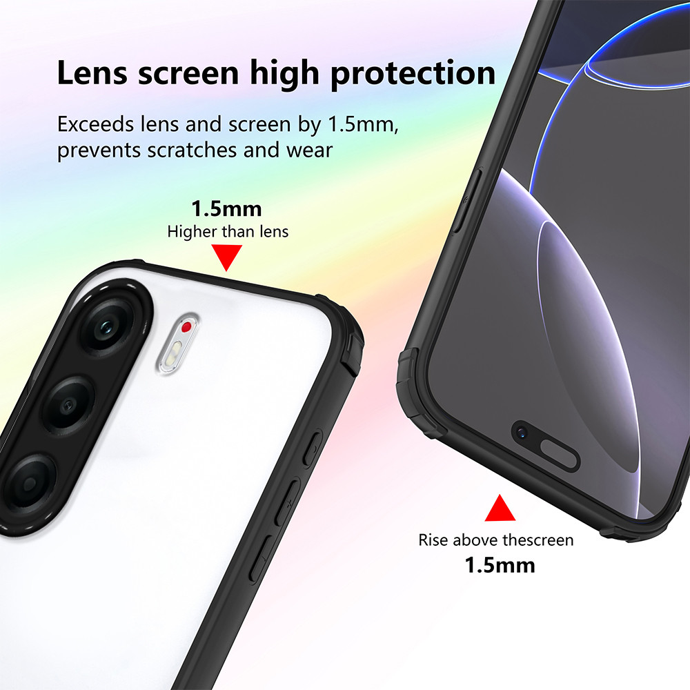 Ốp lưng Tecno Camon 40 Pro 5G Bảo vệ bốn góc Vỏ trong suốt cho Tecno Camon 40 Vỏ điện thoại