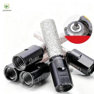 ⭐GROUS⭐6/8/10/12mm Diamond Drill Bit Compatible With Inner Hole Grinders M10 Thread Angle Grinder