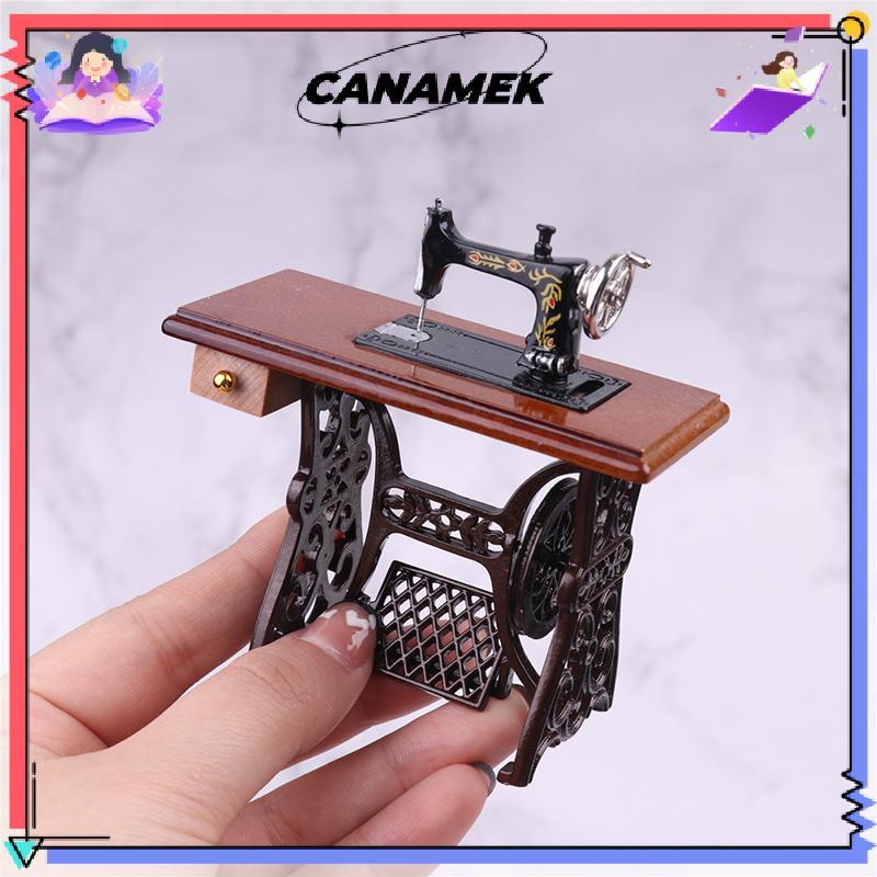 CANAMEK Trang trí nhà búp bê Nội thất thu nhỏ bằng gỗ có ren CSF