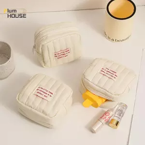 PlumHOUSE Túi Đựng Mỹ Phẩm Nữ Nhỏ Để Trang Điểm Đóng Gói Khối Du Lịch Tổ Chức Essentials Cáp Sạc Túi Bảo Quản Túi Vệ Sinh Nữ VN