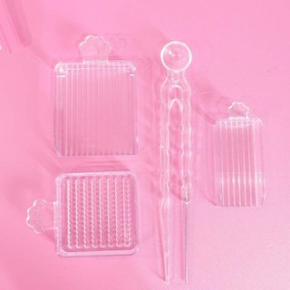 GLKWC Bộ nhíp kim đơn, khay chọn & dụng cụ phân loại hạt cầu chì 2.6mm, 3/4/5 món, nhựa thủ công DIY
