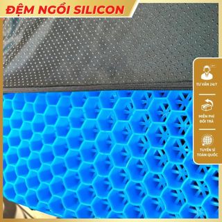 Đệm Ngồi ô tô silicon dầy loại nặng 900g ô tô ngồi thoáng mát