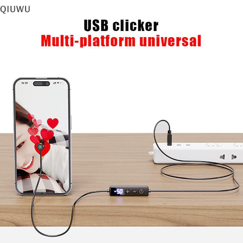 QIUWU Auto Clicker Cho Điện Thoại Tự Động Màn Hình Điện Thoại Tapper Tự Động Vật Lý Tapper Cho Hỗ Trợ Trò Chơi k Tapper Phụ Kiện.