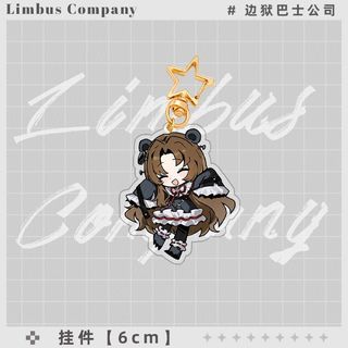 Ishmael Rodion Anime Móc Khóa Limbus Công Ty Nam Móc Chìa Khóa Cho Nữ Hoạt Hình Thời Trang Kawaii Hình Acrylic Móc Khóa Mặt Dây Chuyền Quà Tặng