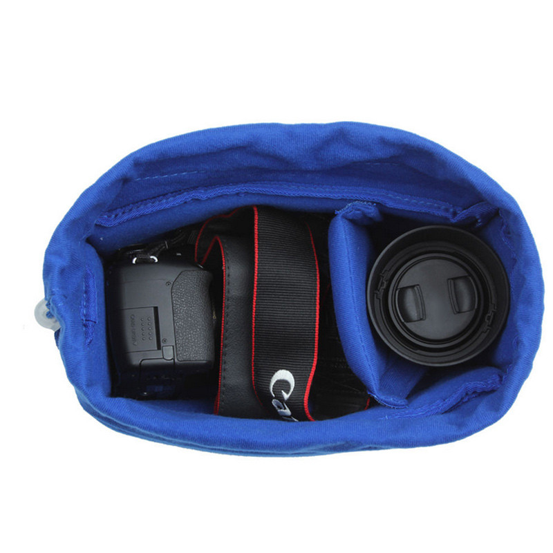 Túi đựng máy ảnh DSLR chống sốc mới Vỏ bảo vệ chèn nhung
