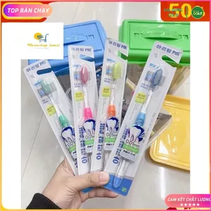 Bàn chải đánh răng lông mềm Hàn Quốc mã 126, bàn chải đánh răng người lớn trẻ em