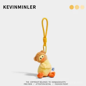 KEVINMINLER Original Cute Crooked Duck Sang Trọng Búp Bê Móc Khóa Túi Treo Charm