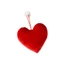 Treeling Sang Trọng Trái Tim Mặt Dây Chuyền Valentine Trang Trí Trái Tim Nhồi Bông Trang Trí Cho Đám Cưới
