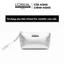 Túi đựng phụ kiện L'Oréal Professionnel metallic cao cấp (túi clutch bạc)