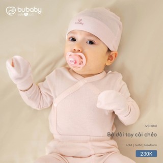 Bubaby IVS110801 Bộ dài tay cài chéo   🔅 cho bé T12.2