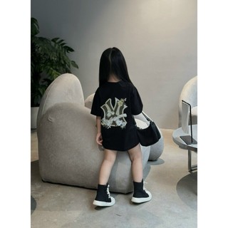 COD✅ (Hồ Chí Minh)Kids T Mall Áo thun cho bé hình MLLBB hoa lá, áo phông trẻ em fom xuông, bố mẹ