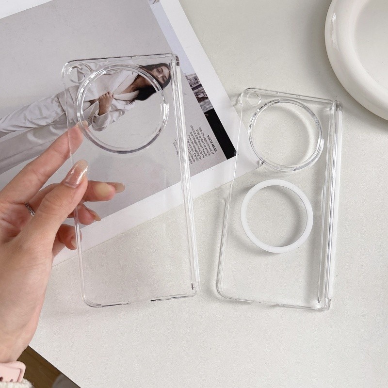 Bản Lề Kép Có Thể Gập Lại Ốp Lưng Điện Thoại OPPO Find N6 Find N5 Find N3 Từ Tính Full Bản Lề Slim Hard PC Bảo Vệ
