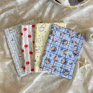 Tất Cả Cotton 60 Đếm Kỹ Thuật Số In Vải Hoạt Hình Dễ Thương In Vải Hành Lý Nhà Quần Áo Cha Mẹ-Con Quần Áo Trẻ Em 4.3