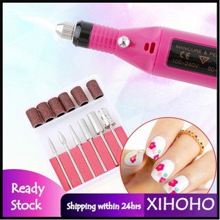 Xihoho Xihoho Móng Tay Nghệ Thuật Khoan 1 Máy Chuyên Nghiệp Điện Làm Móng Tay Chân Nhám Bút Máy Mài Với Phích Cắm US