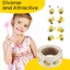 Cuộn dán ong - 500 miếng dán mẫu giáo ong dễ thương dành cho quà tặng Giáng sinh, đồ dùng & đồ thủ công