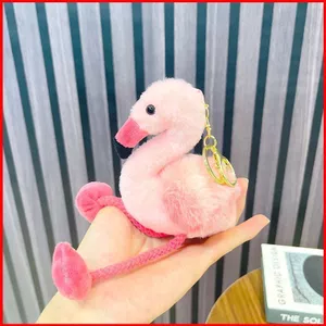 BH2 Flamingos Sang Trọng Búp Bê Quà Tặng Cho Bé Gái Trang Trí Nhà Đồ Chơi Nhồi Bông Móc Khóa Mặt Dây Chuyền Cho Trẻ Em Bộ Sưu Tập HB2