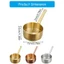 Chảo nước sốt thu nhỏ tiện lợi Yoo Cốc nấu ăn bằng thép không gỉ 100ml An toàn cho bếp và sưởi ấm cảm ứng