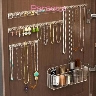 MEGOCE Giá trưng bày trang sức, Nhựa 8 móc Trang sức Móc treo, Móc treo tường Tiết kiệm không gian Trang sức trong suốt Người tổ chức đứng Bông tai Dây chuyền