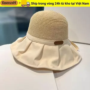 Mũ chống nắng vành rộng Essenceh, phù hợp đi biển và du lịch, bảo vệ khỏi tia UV