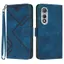 Ốp Lưng Cho Tecno Pova Đường Cong Thiết Kế Họa Tiết Da Thẻ Solots Mềm TPU Dây Đeo Tay Chống Rơi Vỏ Điện Thoại