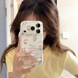 Ốp lưng Tulip Đầy Đủ cho iPhone 17 Air 16 14 13 11 Pro Case Không Gian
