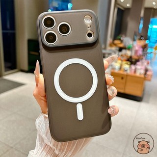 Dành Cho Realme 16 15 15X 15T 12 Pro Plus 11 11X 9i 7i Global 6i 5 5s 5i 5G 4G Vỏ Điện Thoại Màu Cam Từ Tính Đơn Giản Màu Kẹo Mờ Mờ Mờ Bé Trai Cô Gái Vỏ Trong Suốt