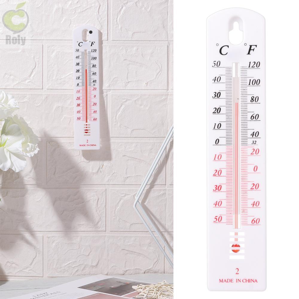Nhiệt độ ngoài trời trong nhà ROLY Phòng văn phòng chính xác Đồng hồ đo nhiệt độ bền