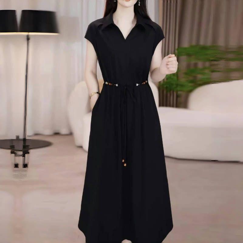 Váy nữ phong cách Hepburn thanh lịch, chất liệu cao cấp, phù hợp mùa hè