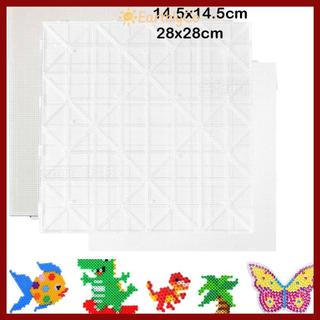 EARTHLYCO Cầu Chì Hạt Pegboards, DIY Làm Xếp Hình Vuông Perler Hama Hạt, 52 * 52 Chân / 104x104 Chân Đồ Thủ Công Chịu Nhiệt Trang Trí Bảng Đậu 2.6mm Đồ Chơi Trẻ Em