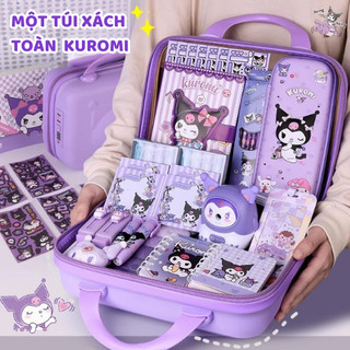 Set Văn Phòng Phẩm Màu Tím Cute – Hộp Quà Tặng Đồ Dùng Học Tập, Bút Sổ Túi Dễ Thương Cho Học Sinh, Quà Sinh Nhật 1/6
