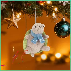 Dành Cho Timmy Rùa Trang Trí Rùa Sang Trọng Ngộ nghĩnh Mềm Mại Dễ Thương Trượt Băng Móc Khóa Giáng Sinh Thú Nhồi Bông Cho sonlekvn