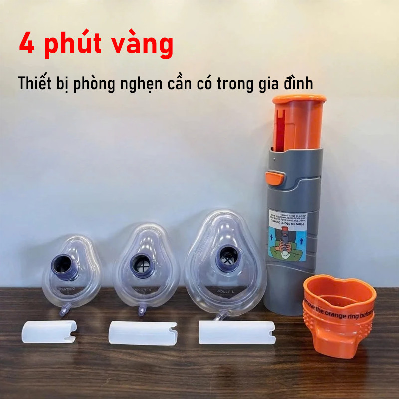 Bộ Hút Dị Vật Mắc Cổ Họng - Dụng Cụ Chống Hóc Chống Ngạt Cho Bé Và Người Lớn, Hỗ Trợ An Toàn Đường Thở