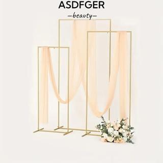 ASDFGER Cưới Vòm Đứng, Vuông Dễ Dàng Lắp Ráp Bóng Vòm Đứng, Vàng Kim Loại Phông Nền Giá Đỡ Chân Đế Tiệc Sinh Nhật Trang Trí