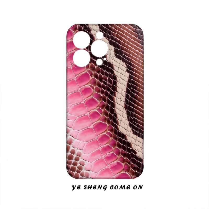 Ốp Điện Thoại QYJS Họa Tiết Da Rắn Thích Hợp Cho IPhone 12 PRO 13 14 15 16 ProMax 11 17 AIR XR XSMAX 7 8 PLUS Phim Sáng Tạo Vỏ Cứng ins