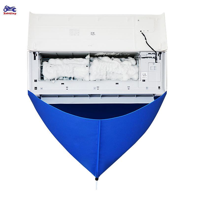 XOITOP 100cm Air Coditioning Cleaning Cover Bag PVC Thiêned Cleaner Có Ống Nước Nhà 1-1.5P Chia Treo Điều Hòa Dụng Cụ VN